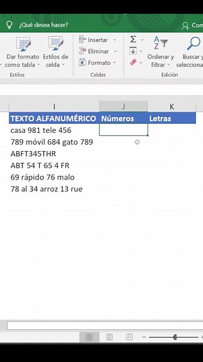 Separar letras de números en Excel - Tutorial rápido #Excel