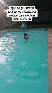 ELA QUER FICAR SO NA PISCINA #foryou #ficcao #reelsinstagram | Junior Deus