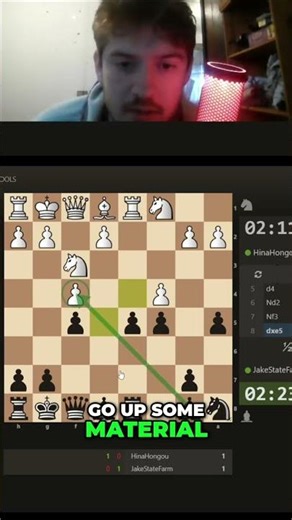 Chess Master's D4 Move: Material Gain or Strategic Play? #shorts