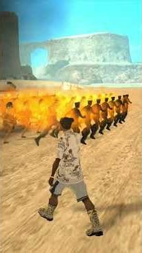 GTA Evolution: Throwing Molotovs at NPCs