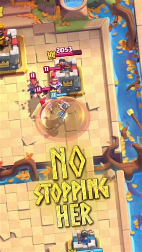 Hero Valkyrie! #clashroyale