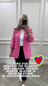 💕The Blazer That Fits like a dream! 💕 Now Available in Bigger Sizes (UK Sizes 8-22 ) Back in stock with 19 colors to choose from. Shop Now | Want That Trend