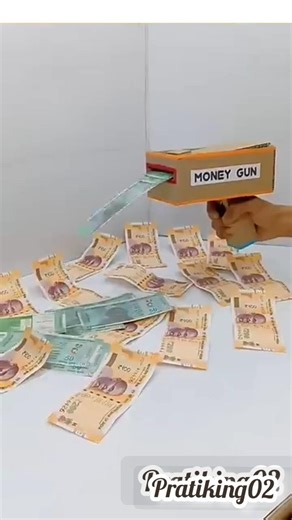 make a note gun DC Paisa Wala gun#diyproject #cartoonbox #toys moneyprinter gun