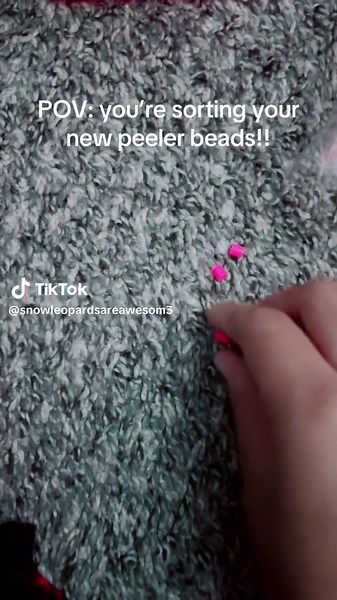 Organizing 30  Colors of Perler Beads