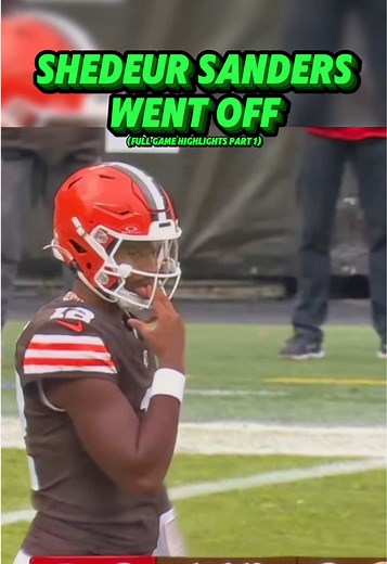 Shedeur Sanders Dominates the 49ers - 1st Quarter Highlights