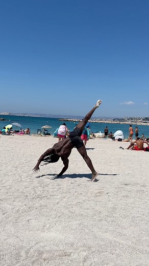 46K views · 480 reactions | Flowing with the ocean free in every move : #circus #athlete #acrobatics #Flip #frontflip #tumbler #beachvibes #beachlife #explore #explorepage | Sekou Acrofit | Facebook