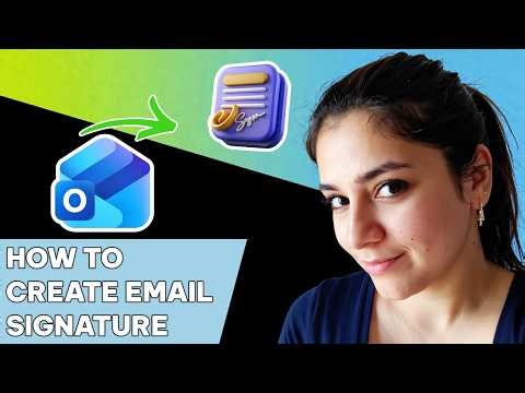 How to create an email signature in Microsoft Outlook
