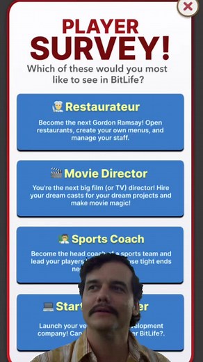 How it feels when I finally get to go tell #BitLife what I think. 🤨 Head to the #linkinbio (the app 😉) and make yourself heard! #fyp #viral #playersurvey