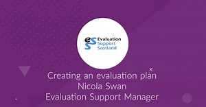 Creating an evaluation plan - Evaluation Support Scotland