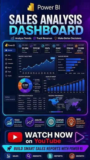 Build This Power BI Sales Dashboard! 📊 Beginner to Pro