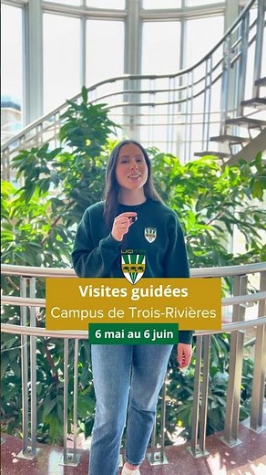 🙌 Participe aux visites guidées de l’UQTR du 6 mai au 6 juin! 🙌 Lien sur linktr.ee/uqtr.