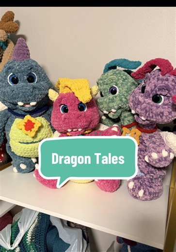 Completing Our Amigurumi Dragon Tales Creations
