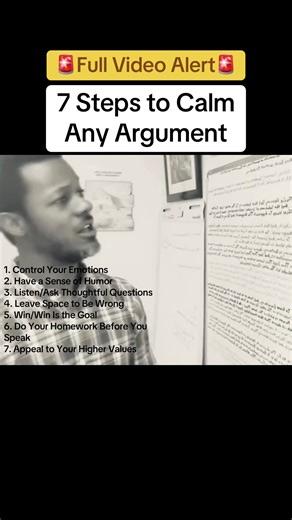 7 Steps to Calm Any Argument | argument method