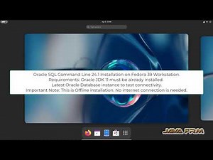 Oracle SQLcl 24.1 Installation on Fedora 39 and connect to Oracle Database 23c FREE