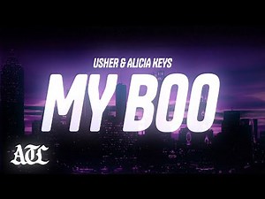 Usher - My Boo (Lyrics) ft. Alicia Keys