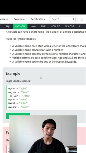 Naming Variables Correctly in Python