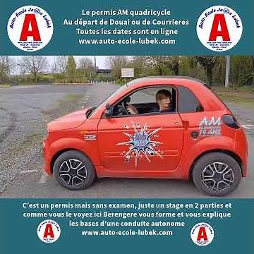 Le permis Am quadricycle pas d’examen juste un stage en 2 parties, toutes nos dates sont en ligne !