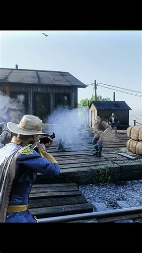 Homelander Mod in RDR2 is ABSOLUTELY BROKEN 🦸‍♂️💥 #rdr2 #gaming #shorts