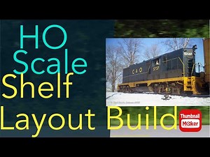 HO Scale Shelf Layout Build CSCO