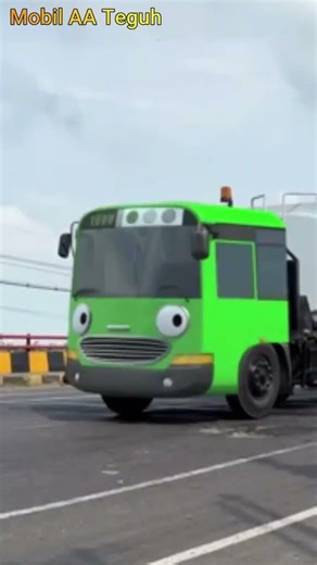 Wow Ada Truk Kontainer Besar, Truk Tangki Pertamina, Bus Telolet Basuri Mirip Temannya Tayo Part 13
