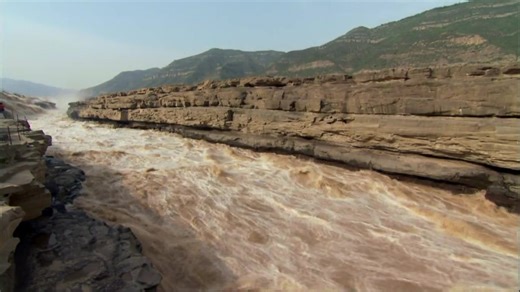 黄河滚滚高清led大屏晚会背景视频素材免费下载