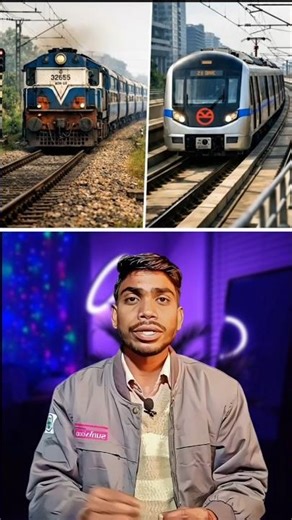 Why Are Stones Used on Railway Tracks? 🤯 ! #shorts