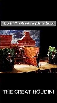 Houdini’s Most Shocking Magic Trick Ever