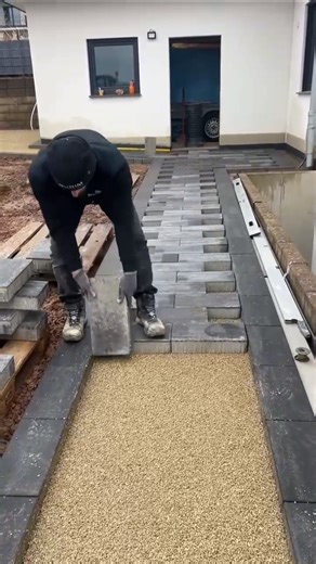 block paving installing #shorts