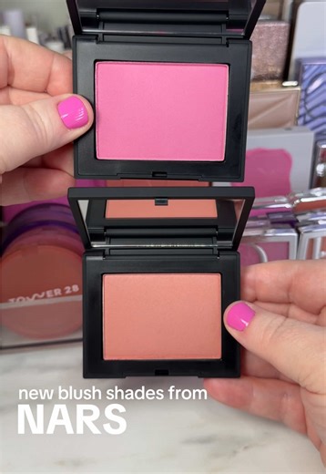 not @NARS Cosmetics quietly dropping new blush shades?! obsessed with these and how pigmented they are 💕🍑