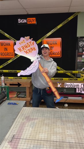 SpongeBob Holding Sign - Are You Ready Kids?