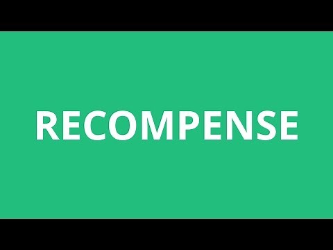 How To Pronounce Recompense - Pronunciation Academy