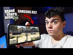 PROBANDO GTA 5 EN ANDROID | GALAXY A52