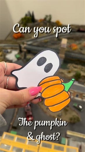 Happy Halloween! Can you spot the pumpkin and the ghost? 🎃👻 #modelrailwaysuk #modeltrainhobby #miniatureworld #Halloween #NorfolkEvents #HalfTermFun | Wroxham Miniature Worlds