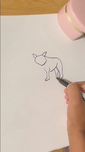 How To Draw Coyote Step By Step #easydrawing