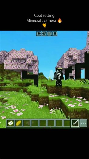 Minecraft Tutorial Of Camera Setting 🔥 🤙 #shorts #minecraft #transtion