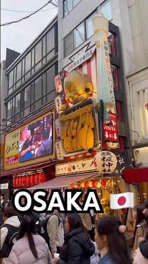 Osaka Dotonbori Street Food & City Walk