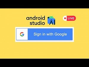 How to integrate Google Sign-in in android app? Firebase auth tutorial |Android studio coding live