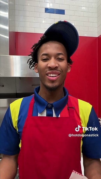 We’re Hot Dog on a Stick ❤️💙💛 #hotdogonastick #HDOS #food #foodtok #lemonade #ofcourse #mall #losangeles #la #stomp #fresh