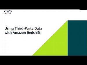 Using Third-Party Data with Amazon Redshift