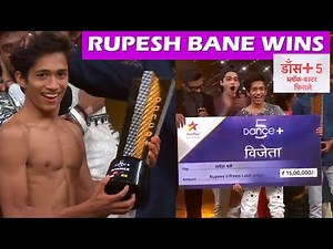 Dance Plus 5 WINNER is RUPESH BANE; Wins Rs 15 Lakh & Dance+5 Winner Trophy| Telly Reporter