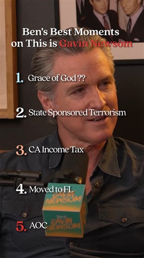 Some highlights from my conversation with Governor Gavin Newsom. | Ben Shapiro