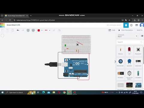 Simulating How to Light an LED Using Arduino in Tinkercad