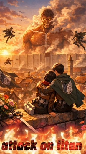 attack on titan # shorts#fighting💯💔 anime💔