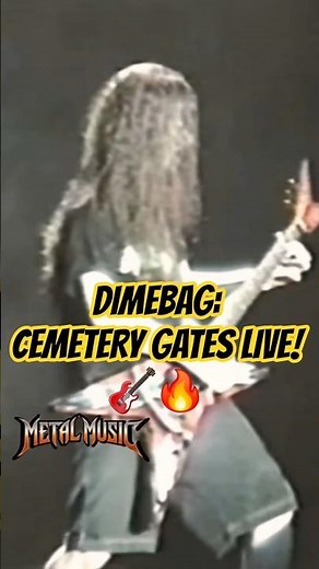 ​Dimebag Darrell: Insane "Cemetery Gates" Solo Live in San Jose 1997! Guitar Mastery! #Pantera