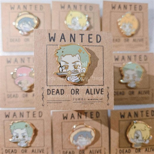 OP Anime Pirate Friends | Enamel Pins - Etsy