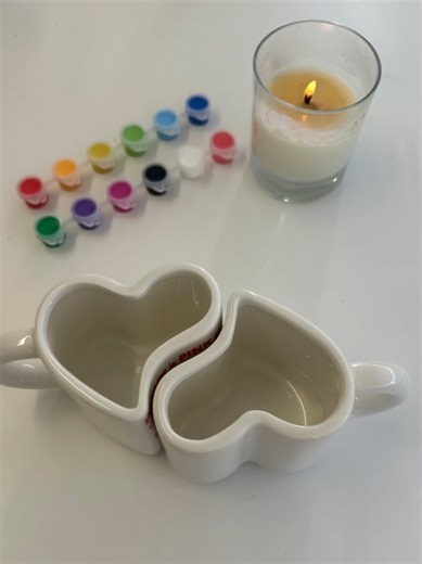 Create Adorable Matching Mugs with Air Dry Clay