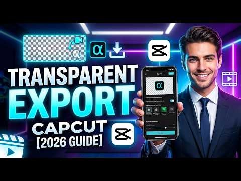 How to Export Transparent Video in CapCut [2026 Full Guide]