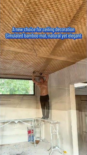Simulated Bamboo Mat Ceiling#factory