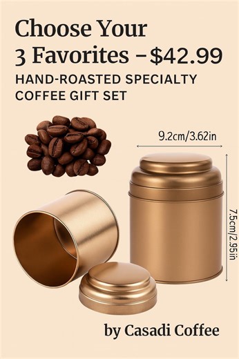 Coffee Gift Box | Choose Your 3–6 Tins Sampler Box | Specialty Coffee, Fresh Small-batch Roasted | 3oz Each - Free Shipping - Etsy