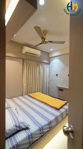🛏️ 9x9 Son’s Bedroom design | Workstation + Wardrobe Hidden in Plain Sight 😮✨#bedroomdesign #karma